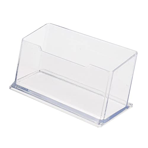KOHUS Visitenkartenhalter Mode Acryl Transparent Desktop Visitenkartenhalter Display Ständer Postkartenhalter Werkzeug Display Sitz Kartenhalter von KOHUS