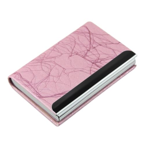 KOHUS Visitenkartenhalter Visitenkartenhalter Lettering Herren Damen Mode Visitenkartenhalter Große Kapazität Damen Visitenkartenbox Kreative Benutzerdefinierte Lettering Card Holder (B) von KOHUS