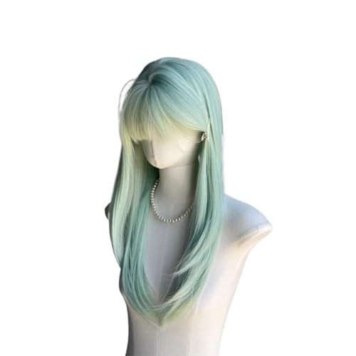 Perücke Damen Lange Gerade Perücke Vollkopf Universelle Perücke Geeignet für Alltag und Party Rollenspiel Perücke Lace Perücken von KOHUS