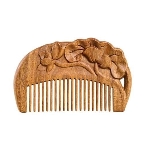 Stylingkämme Massivholz Lockenkamm Tragbarer Reisekamm Herren Bartkamm Geeignet für langes Haar, kurzes Haar, lockiges Haar usw. Lockiger Haarkamm von KOHUS