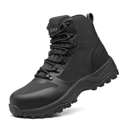 KOIFISH Sicherheitsstiefel Herren Damen rutschfest Leicht Arbeitsschuhe Hoch Sicherheitsschuhe Sportlich Stahlkappenschuhe Atmungsaktiv C28/Schwarz42 KOIFISH Sicherheitsstiefel Herren Damen rutschfest Leicht Arbeitsschuhe Hoch Sicherheitsschuhe Sportlich Stahlkappenschuhe Atmungsaktiv C28/Schwarz42 von KOIFISH