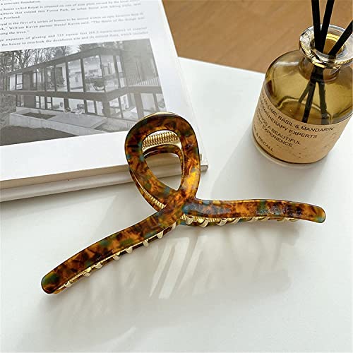 ❀Hai-Clip,Haarkrallen-Clips, Damen-Haarnadel, koreanische Version der Legierungs-Haarnadel, Hinterkopfplatte, Haarhai-Clip, C 13 cm (Farbe: B, Größe: 13 cm) (Farbe: B, Größe: 13 cm) (Color : I, Size von KOINEN