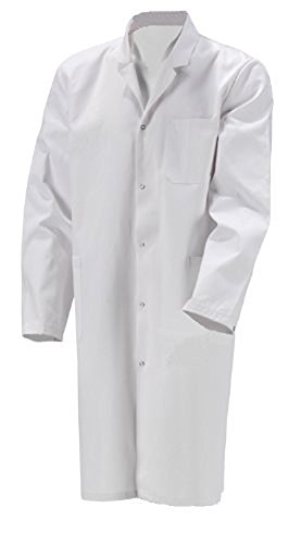 KOKOTT Herren Laborkittel B-Ware Baumwolle weiß 50 Labor Kittel Mantel von KOKOTT