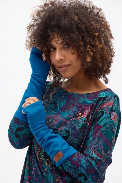 Handstulpen Puffy – Armstulpen aus Bio-Baumwolle – warm & bequem – glatt oder mit KOKOworld-Print – fair & nachhaltig produziert in EU von KOKOworld