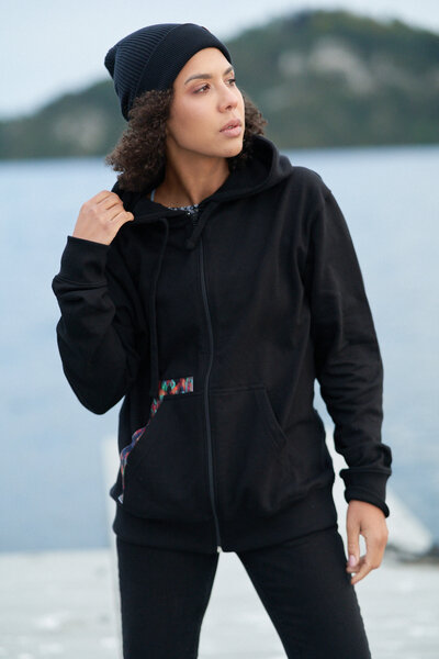 KOKOworld Hoodie Goa Zip - Fairtrade Cotton von KOKOworld