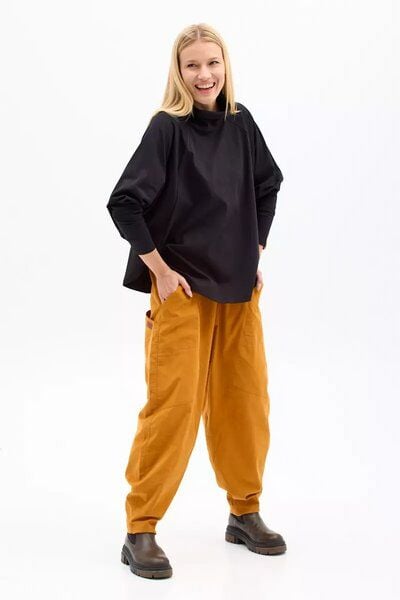 KOKOworld Coban Cordhosen aus Baumwolle - fair produziert in EU - mit Taschen, Ziernähten & elastischem Bund von KOKOworld