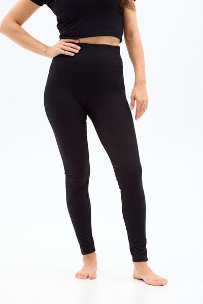 KOKOworld Leggins Gallo – YOGA & Pilates – schwarz Bio-Baumwolle mit Elasthan – Fair produziert in EU von KOKOworld