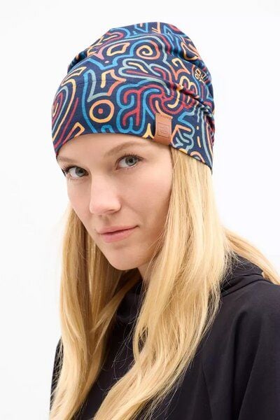 KOKOworld Mütze Twister – Aus doppellagigem Viskosejersey gefertigt – Mit oder ohne Zopf tragbar – Fair produziert in Polen von KOKOworld