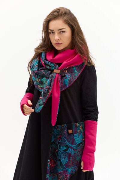 KOKOworld Schal Tahoe Reversible – Großzügiger und sehr warmer Schnitt – Verstellbar und individuell anpassbar – warm, bequem & fair in der EU produziert von KOKOworld