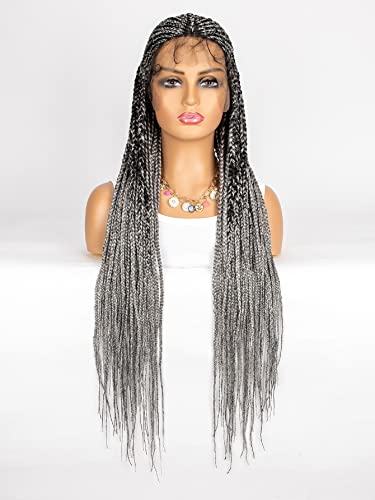 Synthetic Wig for Women Girl Full Lace Long Braided Synthetic Wig Extensions Hairpieces For Party von KOLANDA