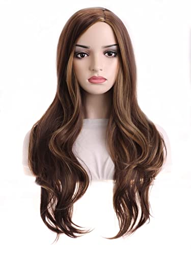 Synthetic Wig for Women Girl Natural Long Curly Synthetic Wig Extensions Hairpieces For Party von KOLANDA