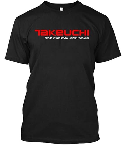NWT Takeuchi Excavators Heavy Construction Equipment Logo T-Shirt Black 3XL von KOLITY