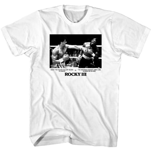 Rocky III Number One Contender Men's T Shirt Clubber Lang v Balboa Boxing Bill White L Rocky III Number One Contender Men's T Shirt Clubber Lang v Balboa Boxing Bill White L von KOLITY