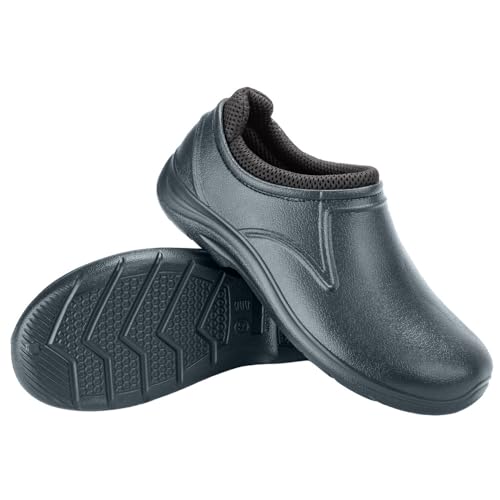KOLMAX Schaumstoff-Clogs mit Netz Eva - Clogs mit geschlossenen Fersen - Schaumstoffschuhe – Schuhe für Haus und Garten – Leichte Schuhe für Erwachsene – Marineblau 42 von KOLMAX