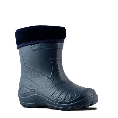 KOLMAX superleichte Eva Kinder Gummistiefel gefüttert 050 (22, dunkelblau) von KOLMAX