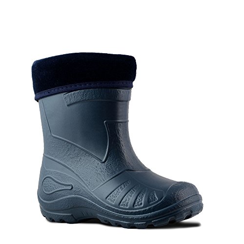 KOLMAX superleichte Eva Kinder Gummistiefel gefüttert 050 (26, dunkelblau) von KOLMAX
