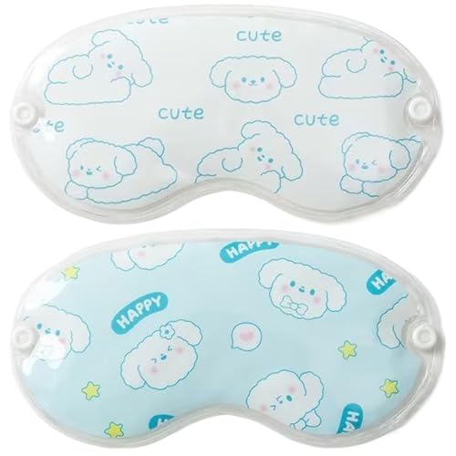 KOLZEMV 2PCS Kühlpads Kühlpacks, 19 * 9cm kühlpads Wiederverwendbare Kühlakku Gel Kühlkissen Heiße Kalte Kompresse kühlpads kinder für Beulen, Fieber, Prellungen, Zahn- oder Kopfschmerzen von KOLZEMV