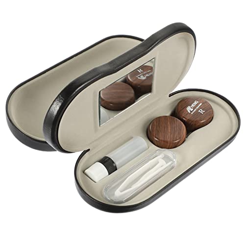 KOMBIUDA Brillenbox Für Mehrere Brillen Aus Hochwertigem Pu-Material Tragbares Brillenetui Mit Doppeltem Verwendungszweck Kompakter Brillen-Organizer Für Reisen Hause von KOMBIUDA