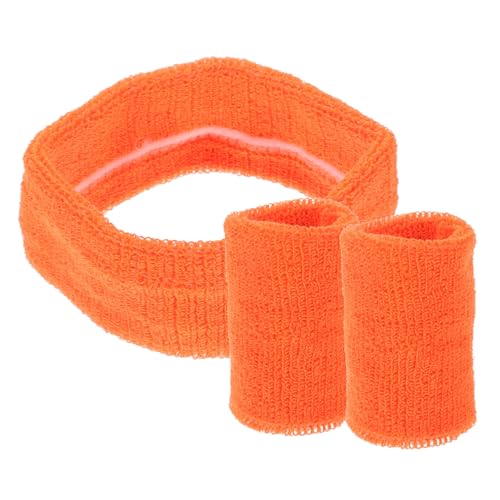 KOMBIUDA 1 Satz Schweißband-armband Stoffarmbänder Trainingszubehör Laufstirnband Für Damen Stirnband Sport Sportliches Stirnband Kopftuch Einstellen Polyester Männer Und Frauen Laufen von KOMBIUDA