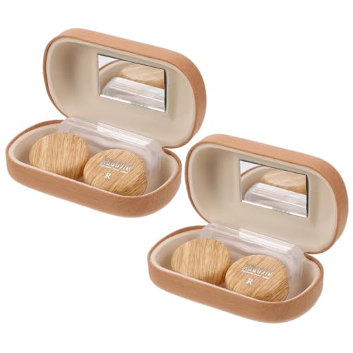 KOMBIUDA 1 Set Box Companion Color Brillenhalter Ständer Etuihalter Klarsichthülle Außenbox Kunststoff Innenbox Lederfutter Hellbraun KOMBIUDA 1 Set Box Companion Color Brillenhalter Ständer Etuihalter Klarsichthülle Außenbox Kunststoff Innenbox Lederfutter Hellbraun von KOMBIUDA