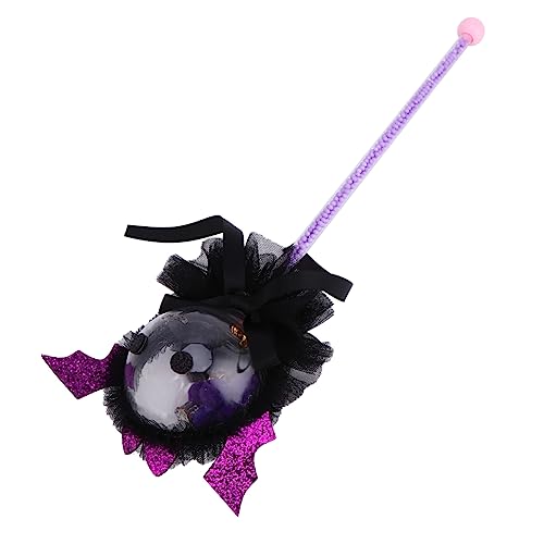 KOMBIUDA 1stk Halloween Blinklichter Zauberstab Spielzeug Schöner Feenstab Halloween-zauberstab Kreative Halloween-dekoration Roman Hexenzubehör Plastik Kind Haarschmuck Empfindlich Violett von KOMBIUDA