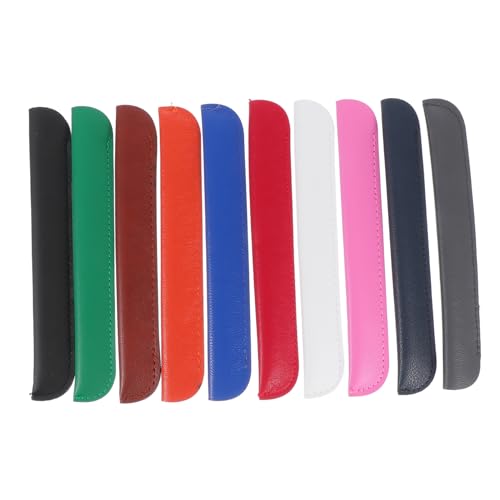 KOMBIUDA 10 Stück Business Stiftetui PU Stiftabdeckung für Elektronische Stifte Tragbarer Pen Protector Verschiedenen Langlebig für Aufbewahrung von KOMBIUDA