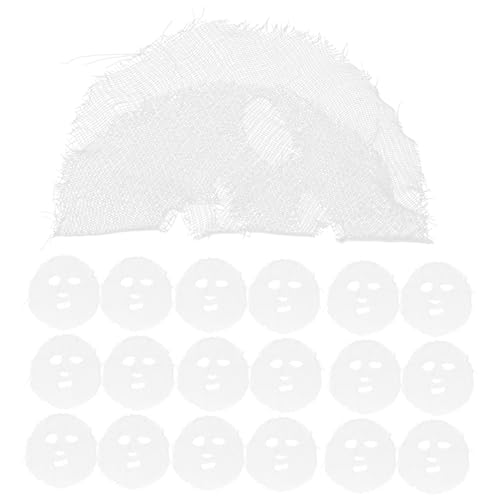 KOMBIUDA 100 Blatt Blattmasken Für Das Gesicht Komprimierte Gesichtsmaske Gesichtsmaskenblatt Gesichtsmaskenblätter Kompressionsmaske Aus Baumwolle Diy-masken Weicher Film Weiß Einweg Gaze von KOMBIUDA