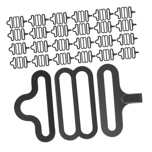 KOMBIUDA 100 Sätze Verstellbare Fliegen-clips Metallverschluss für Fliege Krawattenhalter und Hosenträger Ersatzschnallen für Formelle Anlässe und Alltag von KOMBIUDA
