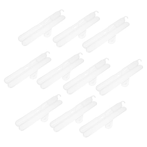 KOMBIUDA 10stücke Zahnbürstenbox Mit Schnallentyp Reisezahnbürstenbox Zahnbürsten-Organizer Outdoor Zahnbürstenbehälter Zahnbürstenetui Kompaktes Und Leichtes Design von KOMBIUDA