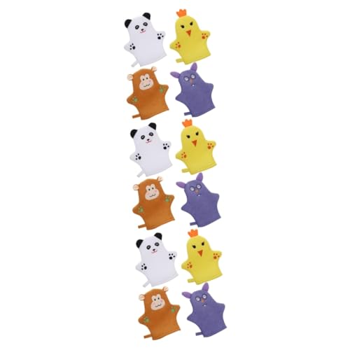KOMBIUDA 12stücke Junge Mädchen Cartoon Bad-handschuhe Süße Tiermotive Peeling-handschuhe Badebedarf Hautfreundliche Exfolierung Für Junge Mädchen Leicht Und Praktisch Für von KOMBIUDA