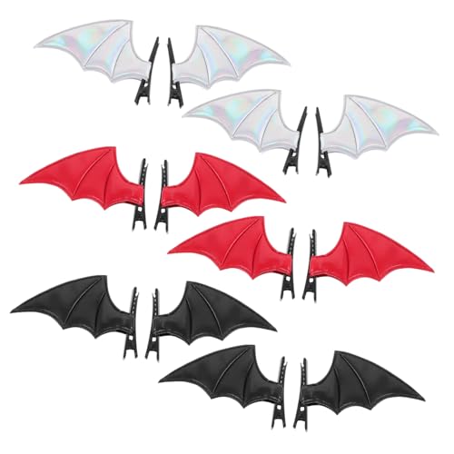 KOMBIUDA 12 Stück Teiliges Fledermaus Haarclips PU Einzigartige Haarschmuck Accessoires für Cosplay Halloween Partys Täglichen Gebrauch für Vielseitige Styles Halt von KOMBIUDA