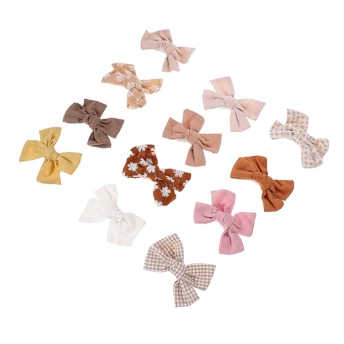 KOMBIUDA 12stücke Mädchen Haarschleifen Clips Bögen Haarschleifen Für Kleine Mädchen Haarspangen Für von KOMBIUDA