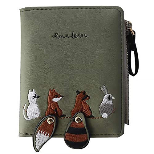 KOMBIUDA 1Stk Brieftasche mit Critter-Print Geldbörsen für Damen klein Süße Geldbörsen für Teenager-Mädchen Kinder Geldbörse Herren Geldbörse Münzfach Mode-Geldbörse Bote von KOMBIUDA