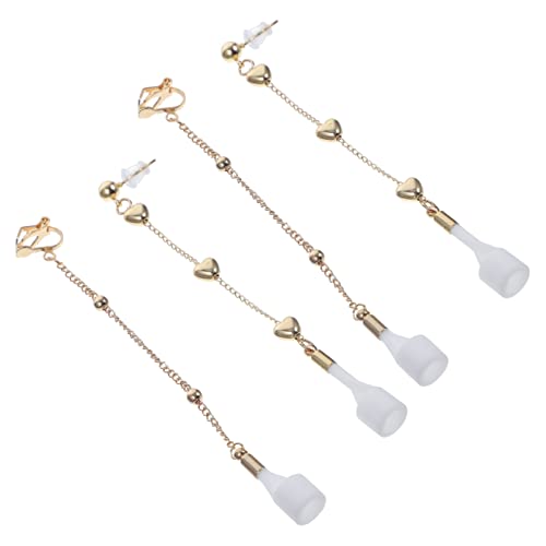 KOMBIUDA 2 Paare Lost Ohrclips Kette Ohrschmuck Kabelführung Ohrhörerhalterung Modisch für Damen und Sport Verarbeitet Kabelloser Schutz und Eleganter Look KOMBIUDA 2 Paare Lost Ohrclips Kette Ohrschmuck Kabelführung Ohrhörerhalterung Modisch für Damen und Sport Verarbeitet Kabelloser Schutz und Eleganter Look von KOMBIUDA