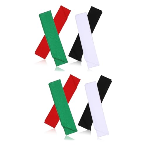 KOMBIUDA 2 Sets Schweißbänder Stirnbänder Für Männer Und Frauen Workout-stirnband Haarwickel Zum Laufen Tennis Sport 4 Stück X 2 von KOMBIUDA