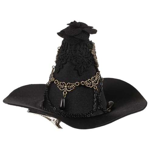 KOMBIUDA 2 Stück Juckreizhut Halloween-kostüm Hexenhut Hexenkopfbedeckung Haarspange Für Party Hexenhüte Für Erwachsene von KOMBIUDA