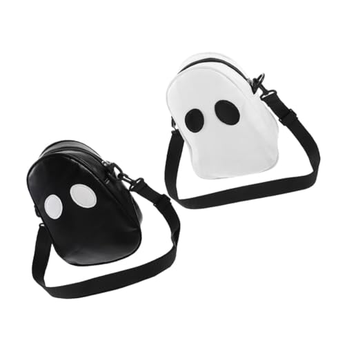 KOMBIUDA 2 Stück Leichte PU Umhängetasche Praktische Crossbody Shoulder Bag mit Mehreren Fächern Langlebige Handtasche für Damen Freizeit Stofftasche Weiß und Schwarz KOMBIUDA 2 Stück Leichte PU Umhängetasche Praktische Crossbody Shoulder Bag mit Mehreren Fächern Langlebige Handtasche für Damen Freizeit Stofftasche Weiß und Schwarz von KOMBIUDA