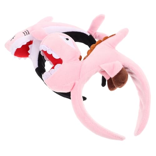 KOMBIUDA 2 Stück Plüsch Tier-headbands Weiche Lustige Dino-haarreifen für Erwachsene Kuschelige Tierkopfbänder für Party Cosplay Geburtstag Festival und Rollenspiele von KOMBIUDA