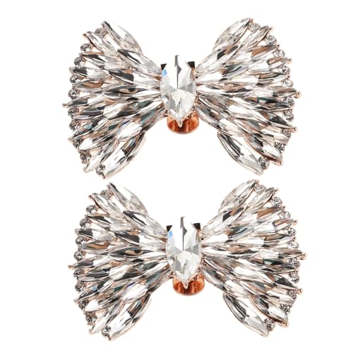 KOMBIUDA 2 Stück Schleifen Schuhclips Roségold Abnehmbare Schuhbeschmückungen für High Heels Damen Hochzeit Stilvolle Pumps Schmuck Deko Accessoires KOMBIUDA 2 Stück Schleifen Schuhclips Roségold Abnehmbare Schuhbeschmückungen für High Heels Damen Hochzeit Stilvolle Pumps Schmuck Deko Accessoires von KOMBIUDA
