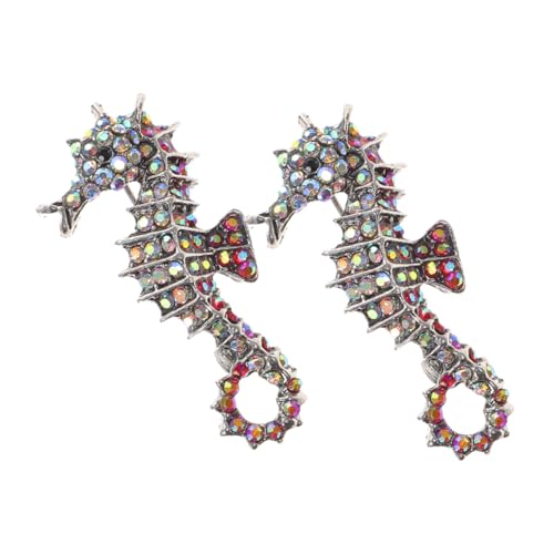 KOMBIUDA 2 Stück Strass Broschen aus Langlebiger für Damen und Mädchen Funkelnde Tier Anstecknadeln für Kleider Rucksäcke Hochzeit und Festliche Kleidung von KOMBIUDA