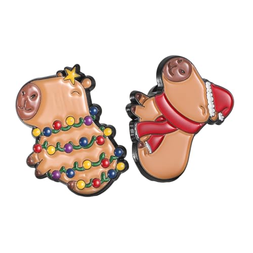 KOMBIUDA 2 Stück Teiliges Cartoon Broschen aus Langlebigem Metall Niedliche Anstecknadeln für Rucksäcke Kleidung und Jacken Modische Accessoires für Mädchen und Frauen von KOMBIUDA