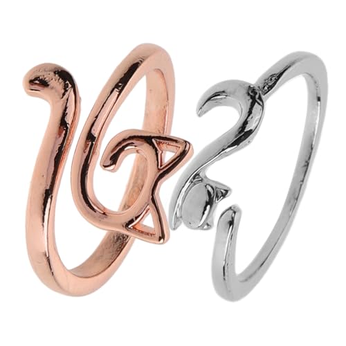 KOMBIUDA 2 Stück Teiliges Häkelring Zinklegierung Verstellbare Strick Häkelringe mit Katzenohren design Leichter Fingerschmuck für Gleichmäßige Garnspannung und Dekorative Verwendung KOMBIUDA 2 Stück Teiliges Häkelring Zinklegierung Verstellbare Strick Häkelringe mit Katzenohren design Leichter Fingerschmuck für Gleichmäßige Garnspannung und Dekorative Verwendung von KOMBIUDA