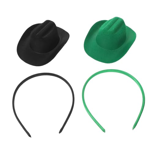 KOMBIUDA 2 Stück Teiliges Mini Cowgirl-haarreif- Leichter Western-stil Haaraccessoires für Mädchen Vielseitig Tragbar bei Halloween Geburtstag und Western-events Komfortabel und Sicher von KOMBIUDA