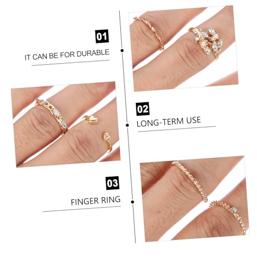 KOMBIUDA 20 Stück Teiliges Damen Ring Set Mond Stern Schmuck Alloy Ringe Modisch Vielseitig Kombinierbar für Frauen Alltag Party Stil KOMBIUDA 20 Stück Teiliges Damen Ring Set Mond Stern Schmuck Alloy Ringe Modisch Vielseitig Kombinierbar für Frauen Alltag Party Stil von KOMBIUDA