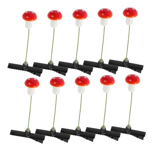 KOMBIUDA 30 Stück Teiliges Lustiger Haarspangen für Frauen und Niedliche Pflanzen Haaraccessoires für Partys und Cosplay zu Haaren Rotes Design von KOMBIUDA