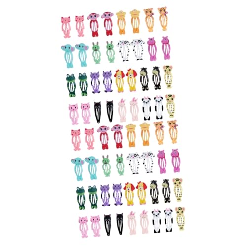 KOMBIUDA 36 Paar Haarspangen Für Kinder Tierhaarspangen Gelee Haarspangen Schnapp Haarspangen Bunte Haar Accessoires Für Kinder Niedliche Haarspangen Für Kinder Niedliche Haarspangen von KOMBIUDA