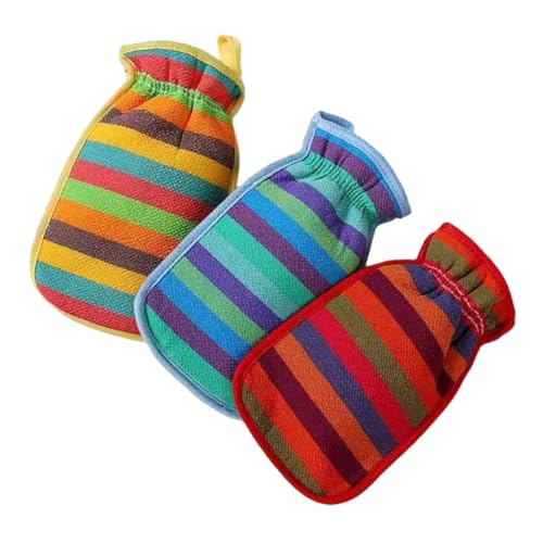 KOMBIUDA 3st Handschuhe Zum Schlammbaden Peelings Handtücher Handschuhe Kinder Handtuch Hautwäscher Badehandschuh Körperpeelinghandschuh Luffa-duschhandschuhe Massagehandschuhe Rayon von KOMBIUDA