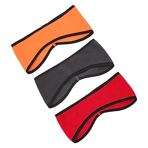 KOMBIUDA 3stücke Teiliges Winter Stirnband Fleece Kopfbedeckung Für Outdoor-sport Warm Und Winddicht Zum Joggen Radfahren Yoga Und Fitness Der Kalten Jahreszeit von KOMBIUDA