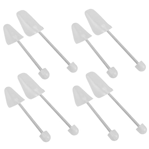 KOMBIUDA 4 Paare Kunststoff Schuhspanner Unisex Schuhformer Sneaker und Stiefel Schuhdehner Verhindert Falten Platzsparend Tragbar Für Herren Damen von KOMBIUDA