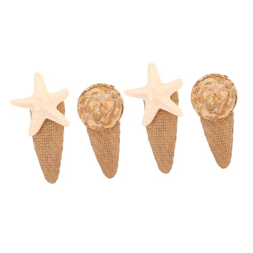 KOMBIUDA 4 Stück Teiliges Meerjungfrau Haarclip Set mit Muschel und Design Leicht und Langlebig Vielseitig für Strand Hochzeits und Sommerfrisuren bei Mädchen Teens und Frauen von KOMBIUDA